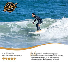 Load image into Gallery viewer, South Bay Board Co. - 5' / 6' / 8' Beginner Surfboards - Safe Soft-Top Surfboards - Beginner Surfboards for Kids & Adults – Strong Triple Stringer Durability - Leash & Safe-Edge Fins Included