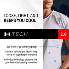 Load image into Gallery viewer, Under Armour Women's Tech Solid Tank Top , Carbon Heather (090)/Metallic Silver, Small