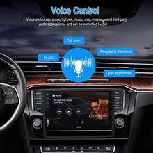Load image into Gallery viewer, Hieha Car Stereo Compatible with Apple Carplay and Android Auto, 7 Inch Double Din Car Stereo with Bluetooth, Touch Screen Car Radios MP5 Player with A/V Input, Backup Camera, Mirror Link, SWC