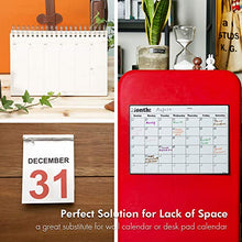 Load image into Gallery viewer, Volcanics Fridge Calendar Magnetic Dry Erase Calendar Whiteboard Calendar for Refrigerator Planners 16.9 Inches X 11.8 Inches