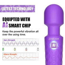 Load image into Gallery viewer, Powerful Vibrator Adult Sensory Toys,Mini Viberate Wand Massager with 20 Vibration Modes,Whisper Quiet,Waterproof,Handheld, Cordless Dildo,Sex Toys Accessories for Women Couples Pleasure(Purple)