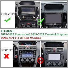 Load image into Gallery viewer, JKCOVER Dashboard Mats Compatible with Subaru Crosstrek/Impreza 2018-2022 and Subaru Forester 2019-2022 Accessories Center Console Liner Mats Inserts Rubber mats (Orange)