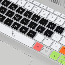 Load image into Gallery viewer, Keyboard Cover for HP Envy x360 15t with Fingerprnt, HP 15M-EE0013DX 15M-ED0023DX, 15-ED0047NR 15-ED0056NR, Envy 17t 17t-ch000 with Fingerprnt, 17m-cg0013dx 17m-ch0013dx Series Laptop - White Black