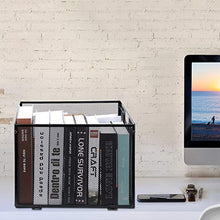 Load image into Gallery viewer, Mesh Hanging File Folder Box Organizer, Meshist Office Metal File Foldable Storage Crate,Letter Size, Black.