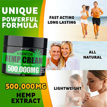 Load image into Gallery viewer, Hemp Cream - Fast Relief - Muscle, Joint, Foot & Back with Hemp, Arnica, Turmeric | Natural Hemp Oil Extract Gel - Maximum Strength - Made in USA - 4oz