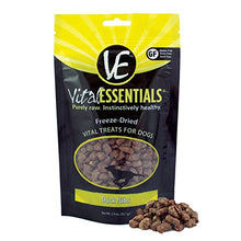 Load image into Gallery viewer, Vital Essentials Freeze-Dried Duck Nibs Dog Treats - All Natural - Made in USA - Grain Free - 2 oz Resealable Pouch