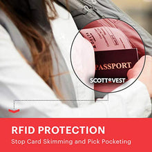 Load image into Gallery viewer, SCOTTeVEST Women's RFID Travel Vests with 18 Pockets - Utility Vest (BLK, M1)