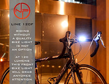 Load image into Gallery viewer, Night Provision Bike Lights Front & Back USB Rechargeable LED Headlight Rear Tail Light Flasher Set Best for Road Mountain Bicycle