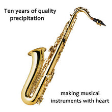 Load image into Gallery viewer, EASTROCK Tenor Saxophone B Flat Gold Laquer Sax Students Beginner With Updated Carrying Case,Reeds,Cleaning Kit,Gloves,Neck Straps,Mouthpieces