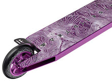 Load image into Gallery viewer, Mongoose Rise 110 Team Youth and Adult Freestyle Kick Scooter, High Impact 110mm Wheels, Bike-Style Grips, Lightweight Alloy Deck, Purple