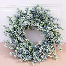 Load image into Gallery viewer, 不适用 Large Size 18” Eucalyptus Front Door Wreath Handcrafted Wreath for Home Decor, Wreaths for Holiday Festival Home Farmhouse Wall