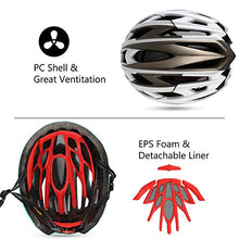 Load image into Gallery viewer, Basecamp Bike Helmet, Bicycle Helmet CPSC Certified Cycling/Climbing Helmet BC-069 with Detachable Magnetic Goggles Visor&LED Back Light&Portable Backpack Adjustable for Men/Women Mountain