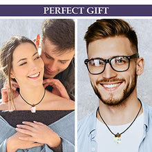 Load image into Gallery viewer, Pendant Chakra Moonstone Necklace with Genuine Healing Crystal Stone, Crystals Jewelry for Women and Men, Girls, Boys, Handmade with Love, Spiritual Gifts for Positive Energy and Meditation by Smoky Quartz