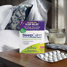 Load image into Gallery viewer, Boiron Sleepcalm Melatonin-Free Tablets, Homeopathic Sleep Aid, Calm Restless Zzzs for Adults, White, 120 Count