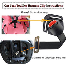 Load image into Gallery viewer, Universal Baby Car Seat Stroller Pushchair 5PT 5 Point Adjustable Strap Safety Harness Locking Buckle Clip Car Seat Toddler Harness Clip for Pram Buggy Electric Cars Kid Pushchair