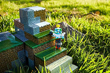 Load image into Gallery viewer, Minecraft Overworld Protector Playset, Accessories and Papercraft Blocks, Creative, Building Toy Set for Kids Ages 6 Years and Older