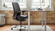 Load image into Gallery viewer, Steelcase Amia Task Chair: Platinum Frame/Base - 4 Way Adjustable Arms - Standard Carpet Casters