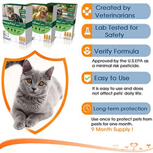 Load image into Gallery viewer, Cat Flea and Tick Treatment and Prevention, Effective Spot-On Made with Natural Formula, 2-25 lbs, (9 Month Supply)