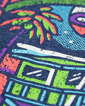 Load image into Gallery viewer, INTO THE AM Reflections Graphic Men's Graphic T-Shirt (Navy, Small)