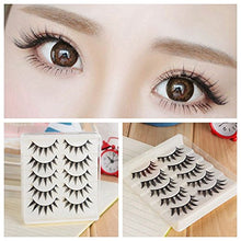 Load image into Gallery viewer, Okdeals 5 Pairs/set Trendy Women False Eyelashes Japanese Style Makeup Long Thick Eyelash Extension Beauty Cosmetic Tools