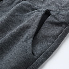 Load image into Gallery viewer, Men's Nine-Point Sweatpants Men Casual Hiking Trousers Sports Outdoor Drawstring Stretch Work Pants Trousers with Pockets Dark Gray