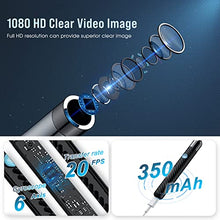 Load image into Gallery viewer, Ear Wax Removal - Earwax Remover Tool with 8 Pcs Ear Set - Ear Cleaner with Camera - Earwax Removal Kit with Light - Ear Camera with 6 Ear Spoon - Ear Cleaner for Kids, Adults & Pets