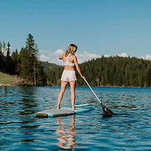 Load image into Gallery viewer, Driftsun Padded Stand Up Paddleboard 11ft Rigid Soft Top SUP with Paddle, Fin, and Leash