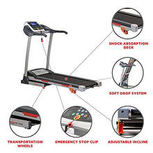 Load image into Gallery viewer, Sunny Health & Fitness Treadmill, Gray (SF-T4400)