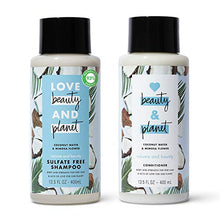 Load image into Gallery viewer, Love Beauty And Planet Volume and Bounty Thickening Shampoo and Conditioner For Hair Volume and Fine Hair Care Coconut Water & Mimosa Flower, Paraben Free, Silicone Free, and Vegan 13.5 oz 2 count
