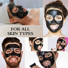Load image into Gallery viewer, Blackhead Remover Mask Deep Cleansing Charcoal Black Mask Peel-Off Facial Mask for All Skin Types with Brush