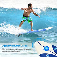 Load image into Gallery viewer, GYMAX Surfboard, 6' Body Board with Removable Fins & Protective Leash, Non-Slip Surfing Board for Surfing, Fishing Water Yoga