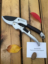 Load image into Gallery viewer, gonicc 8" Professional SK-5 Steel Blade Sharp Anvil Pruning Shears (GPPS-1001),Less effort. Pruning Scissors, Bonsai Cutters