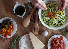 Load image into Gallery viewer, Paderno World Cuisine 3-Blade Vegetable Slicer / Spiralizer, Counter-Mounted and includes 3 Stainless Steel Blades