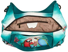 Load image into Gallery viewer, Anna by Anuschka womens Hobo Ruched Handbag Genuine Leather, Brazilian Beauties, One Size US