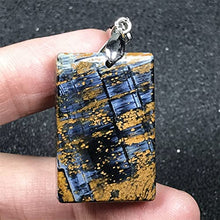 Load image into Gallery viewer, Natural Pietersite Stone Pendant Pietersite Crystal Stone Jewelry For Women Men Healing Luck Gift 30x20x6mm Beads Silver Energy Gemstone