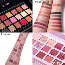 Load image into Gallery viewer, 2Pcs UCANBE Twilight Dusk + Aromas Nude Eyeshadow Palette Makeup Set, Matte Shimmer Glitter Pressed Pearl All Highly Pigmented Blending Powder, Natural Velvet Texture Eye Shadow Kit