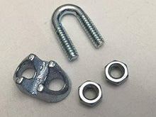 Load image into Gallery viewer, Wire Rope Clamp 1/8 inch 36 Pack Zinc Plated - Wire Rope Clip - Wire Cable Clamps - Yardware etcetera