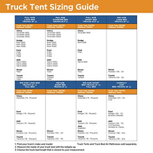 Load image into Gallery viewer, Rightline Gear 110730 Full-Size Standard Truck Bed Tent 6.5', Gray and orange