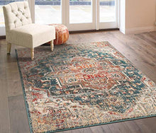 Load image into Gallery viewer, Luxe Weavers Blue 5x7 Oriental Area Rug