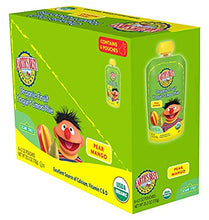 Load image into Gallery viewer, Earth's Best Organic Sesame Street Toddler Fruit Yogurt Smoothie, Pear Mango, 4.2 Oz Pouch (Pack of 12)