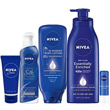 Load image into Gallery viewer, NIVEA Pamper Time Gift Set - 5 Piece Luxury Collection of Moisturizing Products and Travel Bag Included