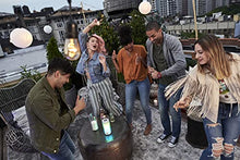 Load image into Gallery viewer, JBL Pulse 4 - Portable Bluetooth Speaker with 360 degrees LED lights, powerful sound and deep bass, IPX7 waterproof, 12 hours of playtime, JBL PartyBoost for multiple speaker pairing (White)