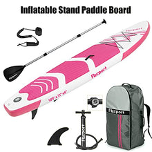 Load image into Gallery viewer, FBSPORT 10'6" Premium Inflatable Stand Up Paddle Board, Yoga Board with Durable SUP Accessories & Carry Bag.Wide Stance, Surf Control, Non-Slip Deck, Leash, Paddle and Pump for Youth & Adult