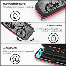 Load image into Gallery viewer, for Nintendo Switch 's Storage Box, (Shockproof) Hard Shell Case Travel Bag with 20 Game Card Pockets for Switch Console Joy-Con & Accessories,Old Bicycle On A Wooden Floor