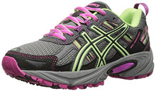 Load image into Gallery viewer, ASICS Women's Gel-venture 5 Running Shoe, Titanium/Pistachio/Pink Glow, 8.5 M US