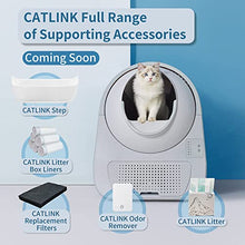 Load image into Gallery viewer, Catlink Self-Cleaning Cat Litter Box, One-Click Scoop, Double Odor Removal, Extra Large Automatic Cat Litter Box, Scoop-Free Covered Cat Robot Litter Box for Cat (Version Young)