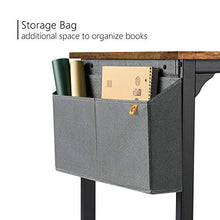Load image into Gallery viewer, CubiCubi Computer Desk 47" Study Writing Table for Home Office, Industrial Simple Style PC Desk, Black Metal Frame, Rustic