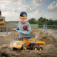 Load image into Gallery viewer, Volvo RC Truck Dump Truck RC Articulated Hauler with Rechargeable Battery 120 Min Play Time RC Toy Construction Truck for All Adults & Kids