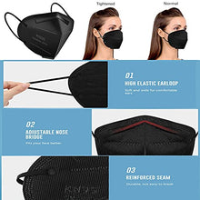 Load image into Gallery viewer, Face Mask Kn95 Masks for Protection 50 Pcs K95 Face Masks kn95 Cup Dust Safety Masks 5-Ply Breathable Comfortable Facemask for Outdoor