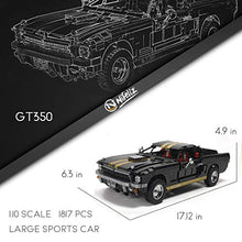 Load image into Gallery viewer, Nifeliz Muscle Car 1965s GT350 Race Car Building Set (1,817 Pieces)